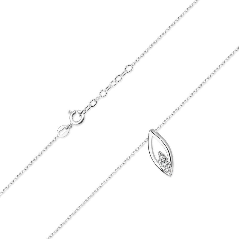 Colier Aur 14K cu Diamante Naturale 0.08 ct, imaginea 6 din 6