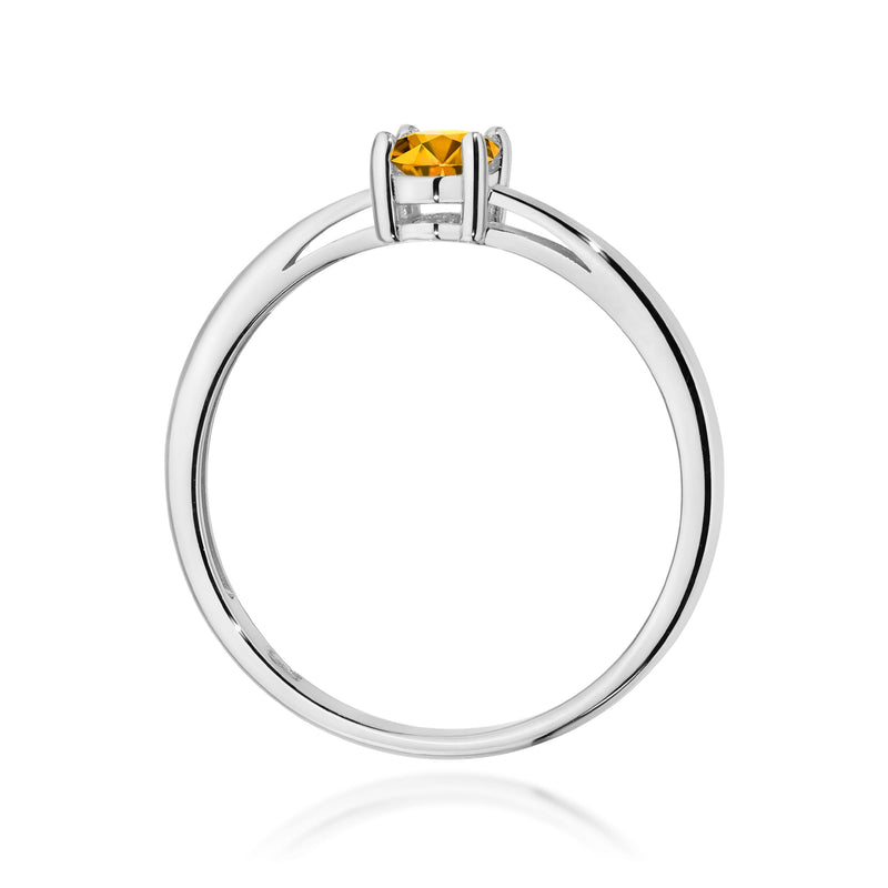 Inel Aur 14K cu Citrin 0.60 ct, imaginea 11 din 12