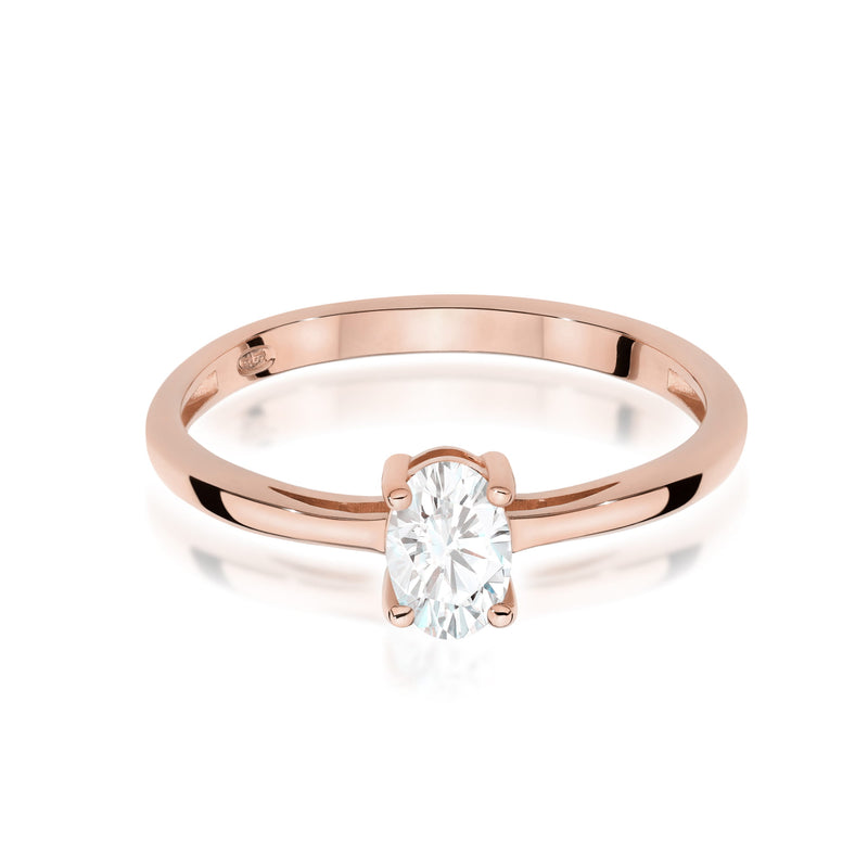 Inel Aur 14K cu Diamant de Laborator 0.40 ct, imaginea 6 din 12