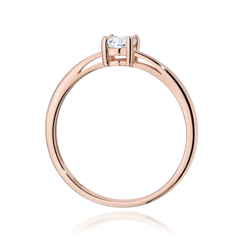 Inel Aur 14K cu Diamant de Laborator 0.40 ct, imaginea 7 din 12