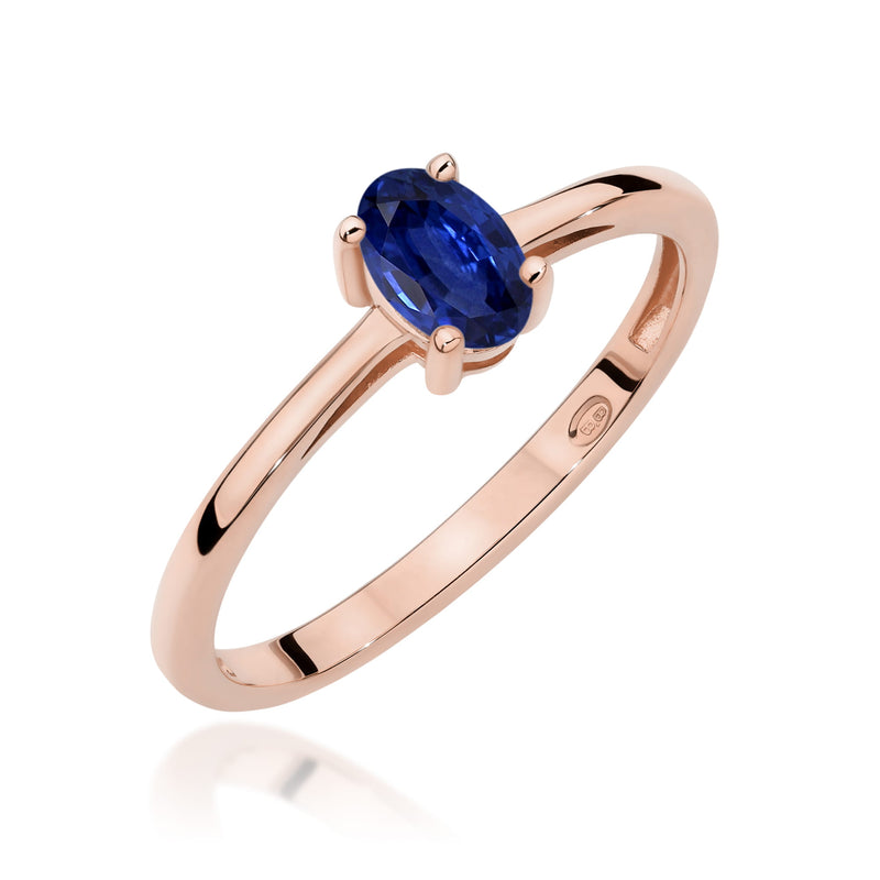 Inel Aur 14K cu Safir 0.70 ct, imaginea 5 din 12