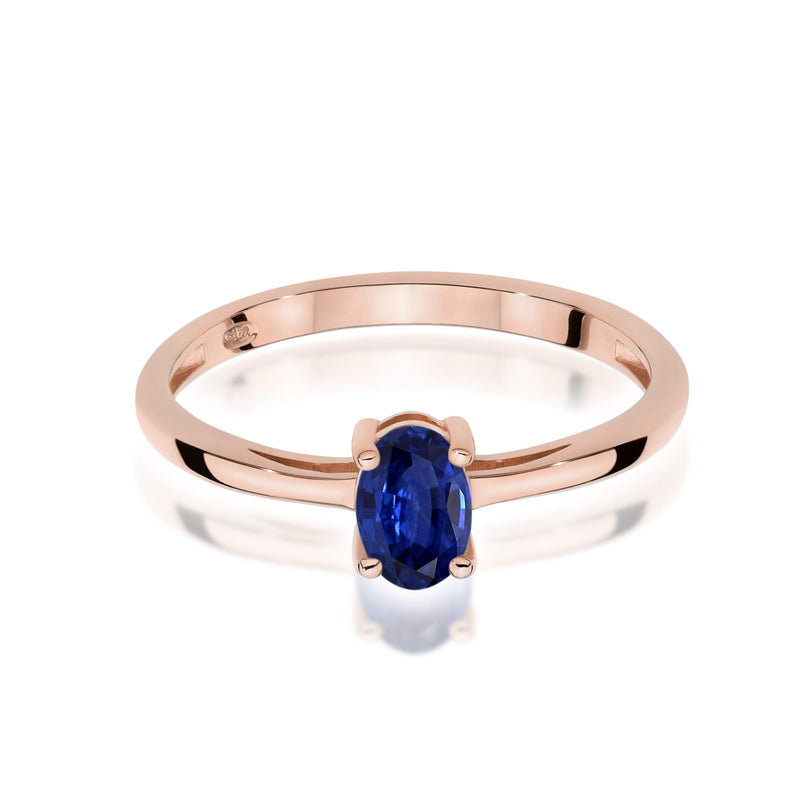 Inel Aur 14K cu Safir 0.70 ct, imaginea 6 din 12