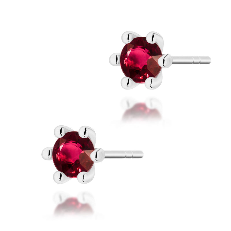 Cercei Aur 14K cu Rubin 0.30 ct, imaginea 7 din 9