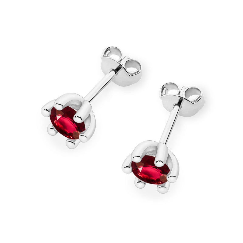 Cercei Aur 14K cu Rubin 0.30 ct, imaginea 8 din 9