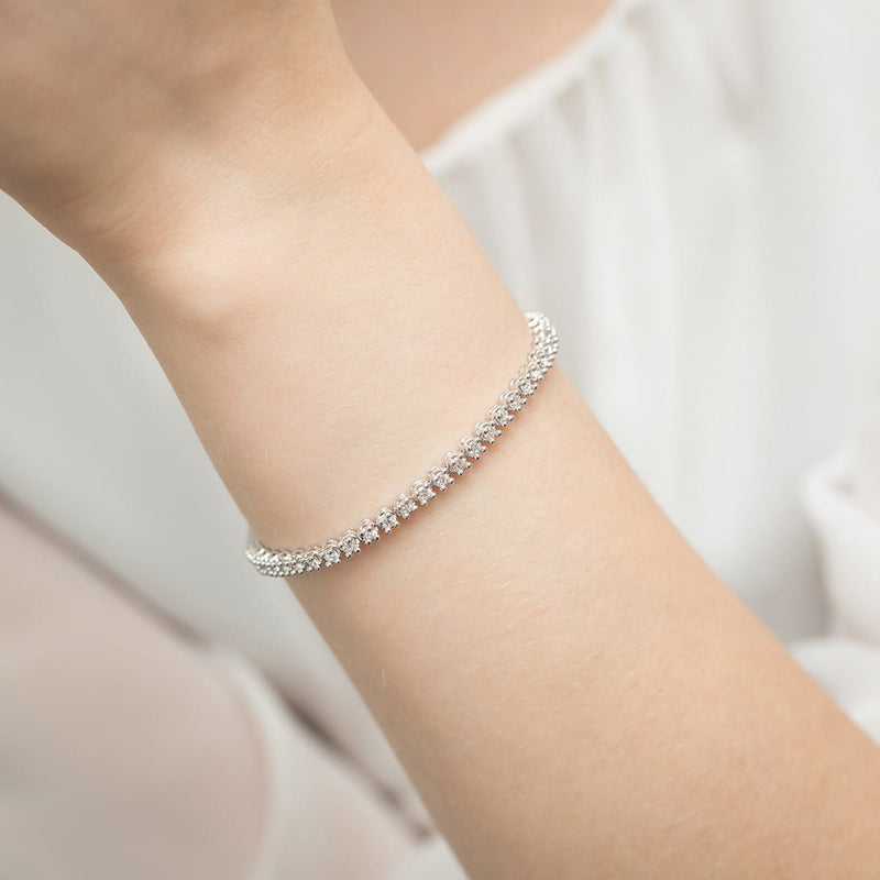 Bratara Aur 14K cu Diamante Naturale 2.16 ct, imaginea 3 din 3