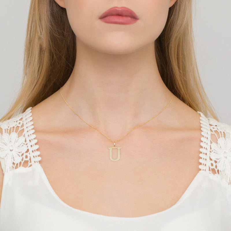 Colier Aur 14K cu Diamant Natural 0.01 ct, imaginea 2 din 2