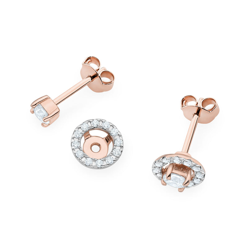 Cercei Aur 14K cu Diamante Naturale 0.32 ct, imaginea 5 din 10