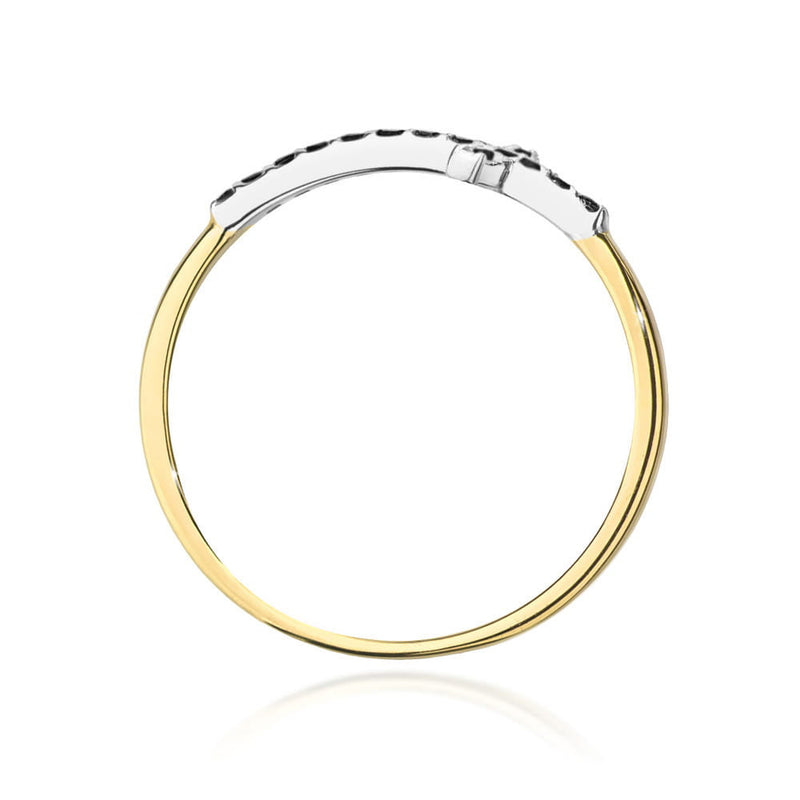 Inel Aur 14K cu Diamant Natural, imaginea 3 din 9