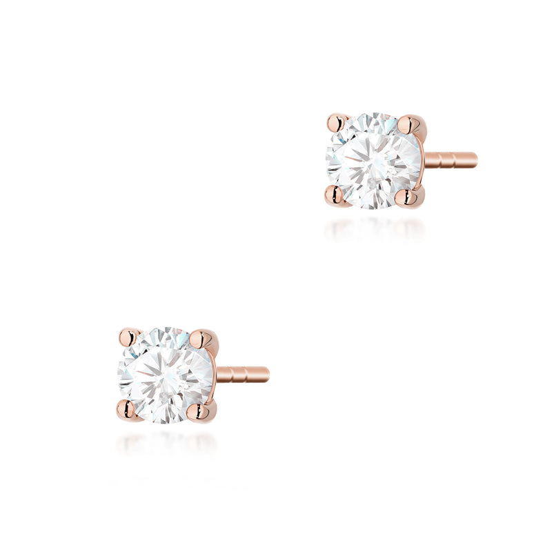 Cercei Aur 14K cu Diamant Natural 0.30 ct, imaginea 4 din 9