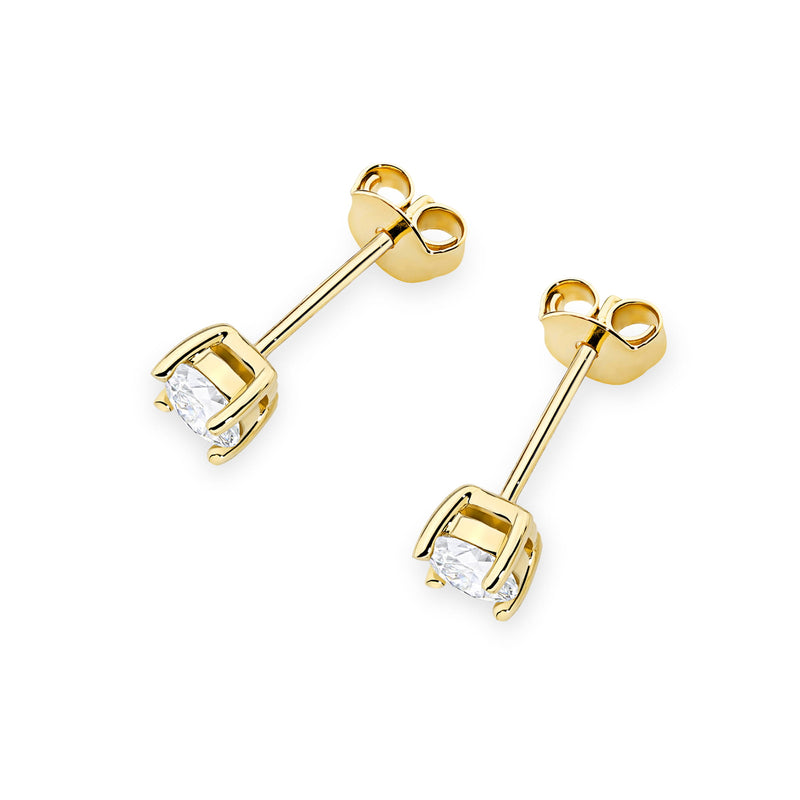 Cercei Aur 14K cu Diamant Natural 0.40 ct, imaginea 2 din 9