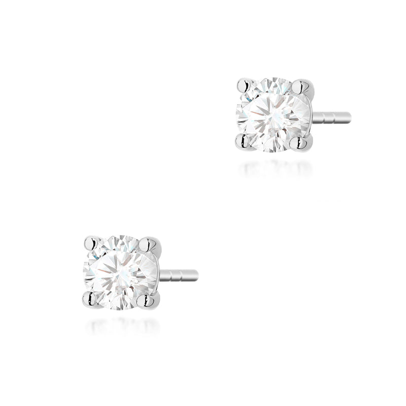 Cercei Aur 14K cu Diamant Natural 0.40 ct, imaginea 7 din 9