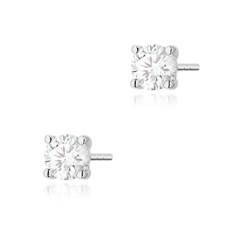 Cercei Aur 14K cu Diamant Natural 0.50 ct, imaginea 7 din 9