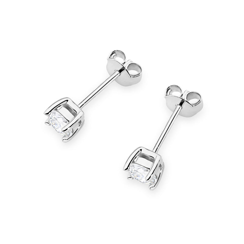 Cercei Aur 14K cu Diamant Natural 0.50 ct, imaginea 8 din 9