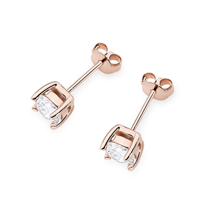 Cercei Aur 14K cu Diamant Natural 1.00 ct, imaginea 5 din 9