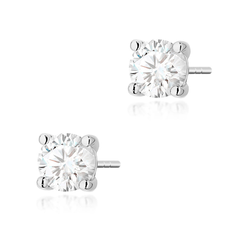 Cercei Aur 14K cu Diamant Natural 1.00 ct, imaginea 7 din 9