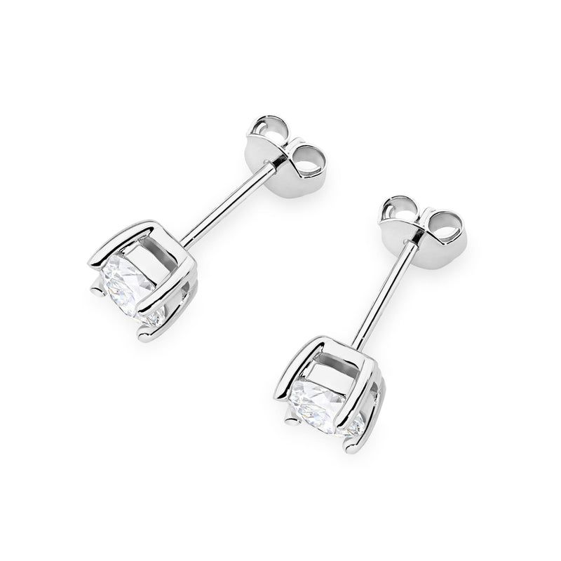 Cercei Aur 14K cu Diamant de Laborator 0.70 ct, imaginea 8 din 9