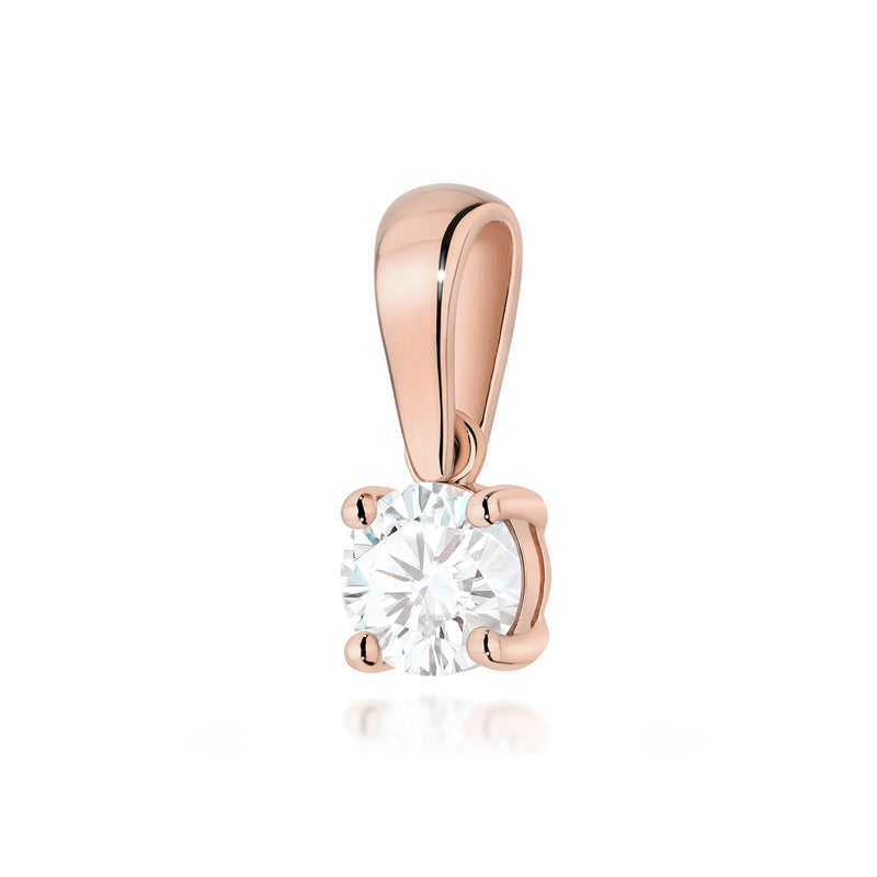 Pandantiv Aur 14K cu Diamant Natural 0.30 ct, imaginea 5 din 12