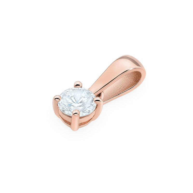 Pandantiv Aur 14K cu Diamant Natural 0.30 ct, imaginea 6 din 12