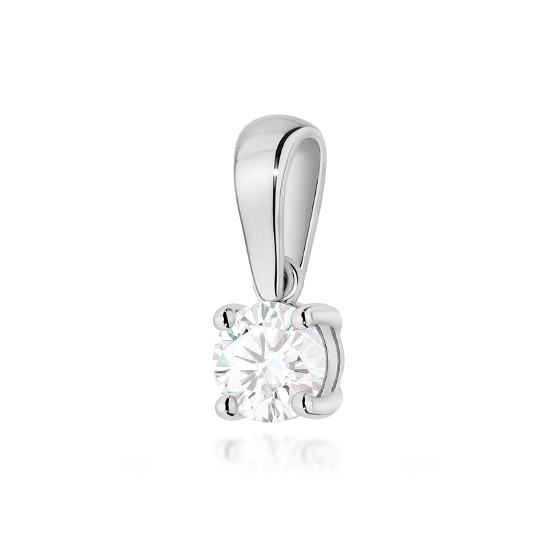 Pandantiv Aur 14K cu Diamant Natural 0.30 ct, imaginea 9 din 12