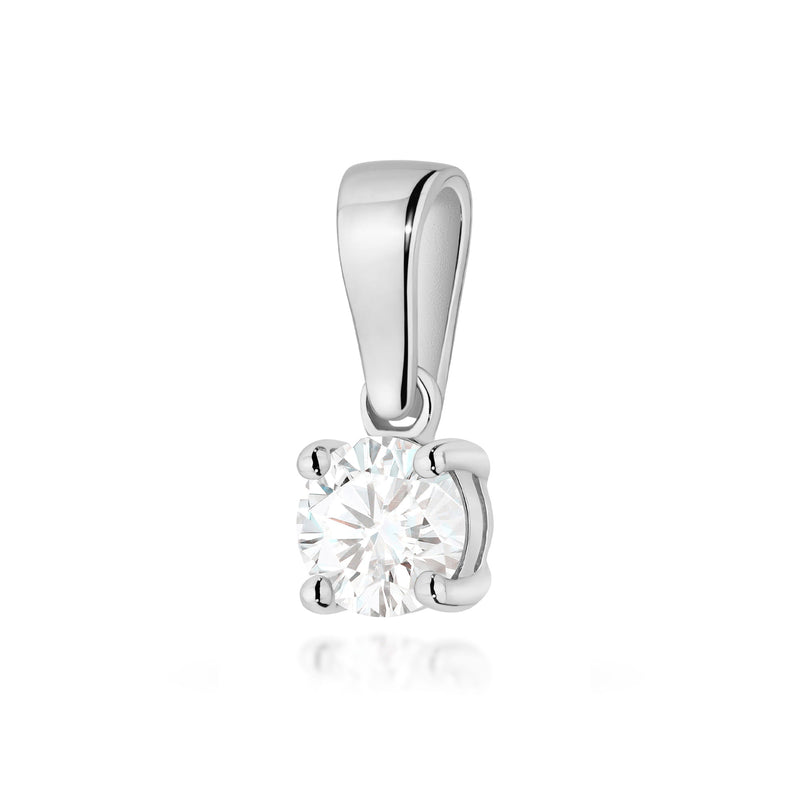 Pandantiv Aur 14K cu Diamant Natural 0.40 ct, imaginea 9 din 12
