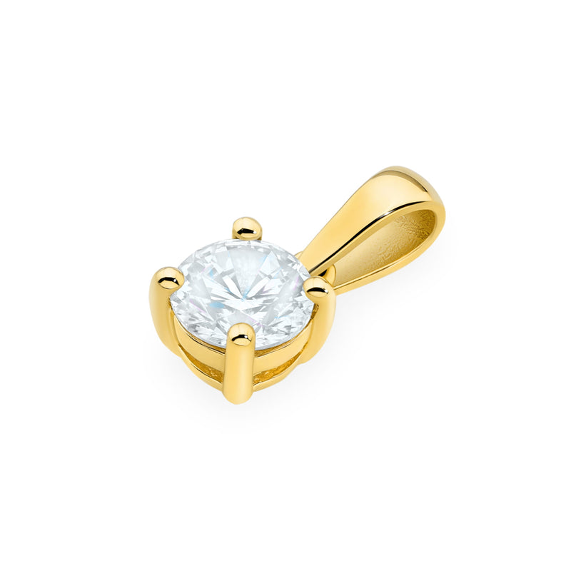 Pandantiv Aur 14K cu Diamant Natural 1.00 ct, imaginea 2 din 12