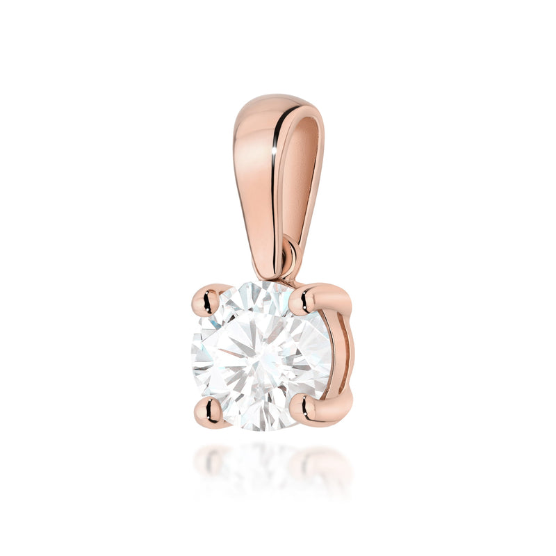 Pandantiv Aur 14K cu Diamant Natural 1.00 ct, imaginea 5 din 12