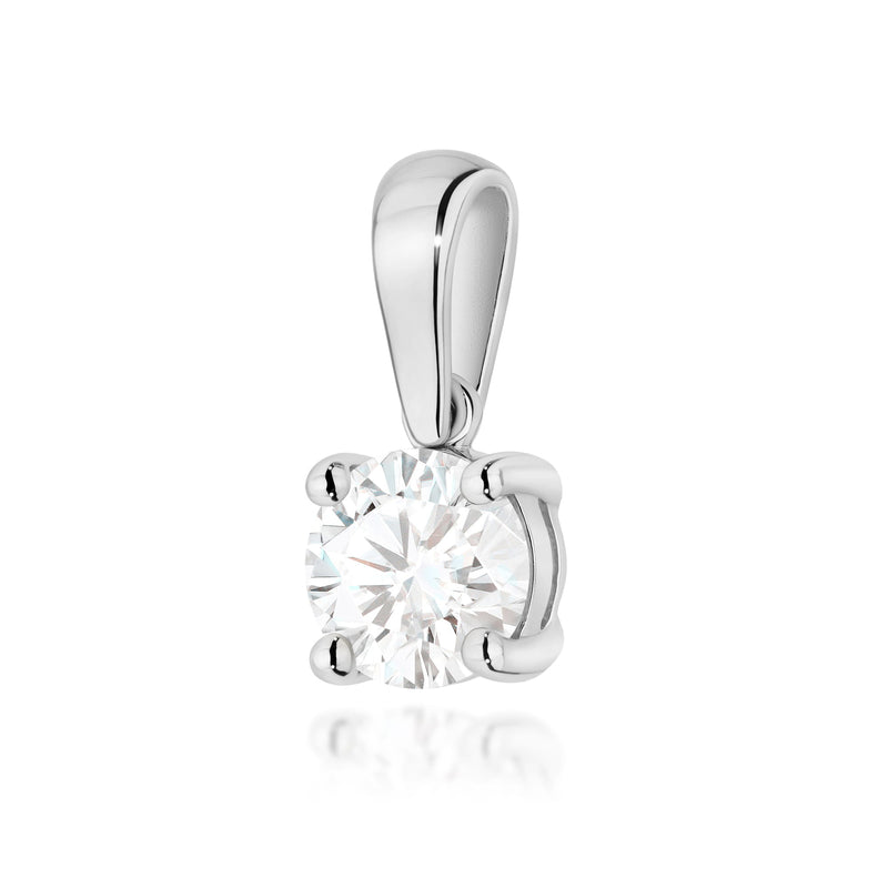 Pandantiv Aur 14K cu Diamant Natural 1.00 ct, imaginea 9 din 12