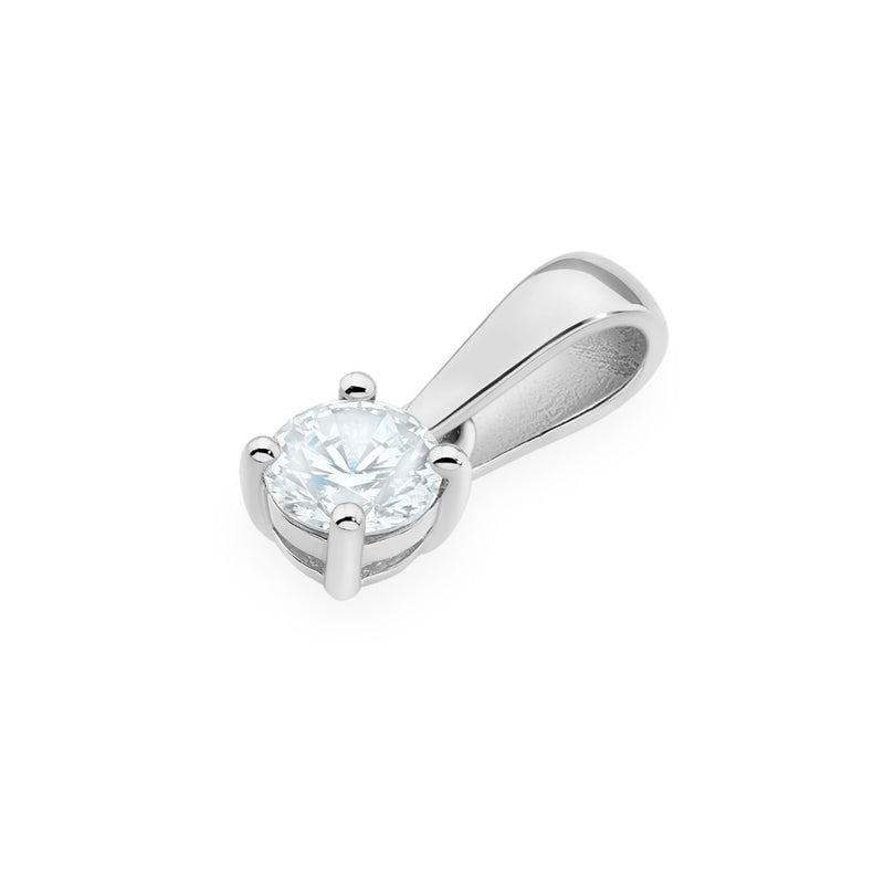 Pandantiv Aur 14K cu Diamant de Laborator 0.30 ct, imaginea 10 din 12