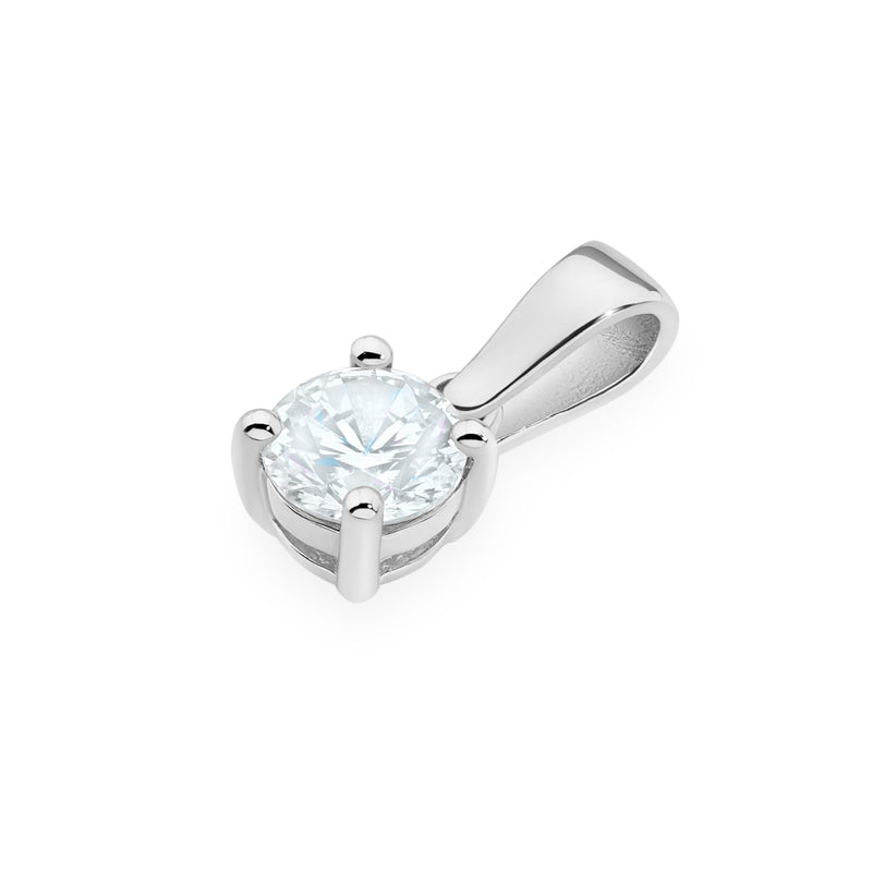 Pandantiv Aur 14K cu Diamant de Laborator 0.50 ct, imaginea 10 din 12