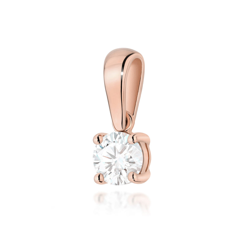 Pandantiv Aur 14K cu Diamant de Laborator 0.70 ct, imaginea 5 din 12