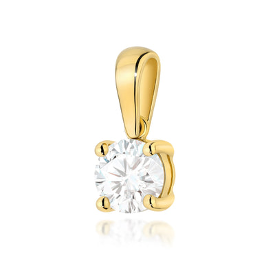 Pandantiv Aur 14K cu Diamant de Laborator 1.00 ct