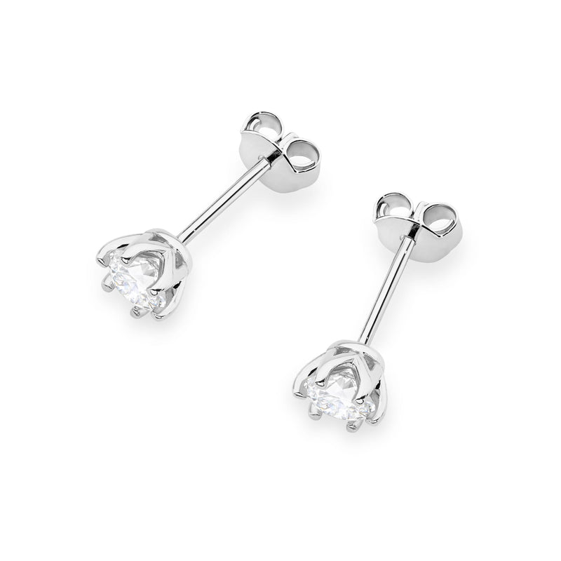 Cercei Aur 14K cu Diamant Natural 0.40 ct, imaginea 8 din 9