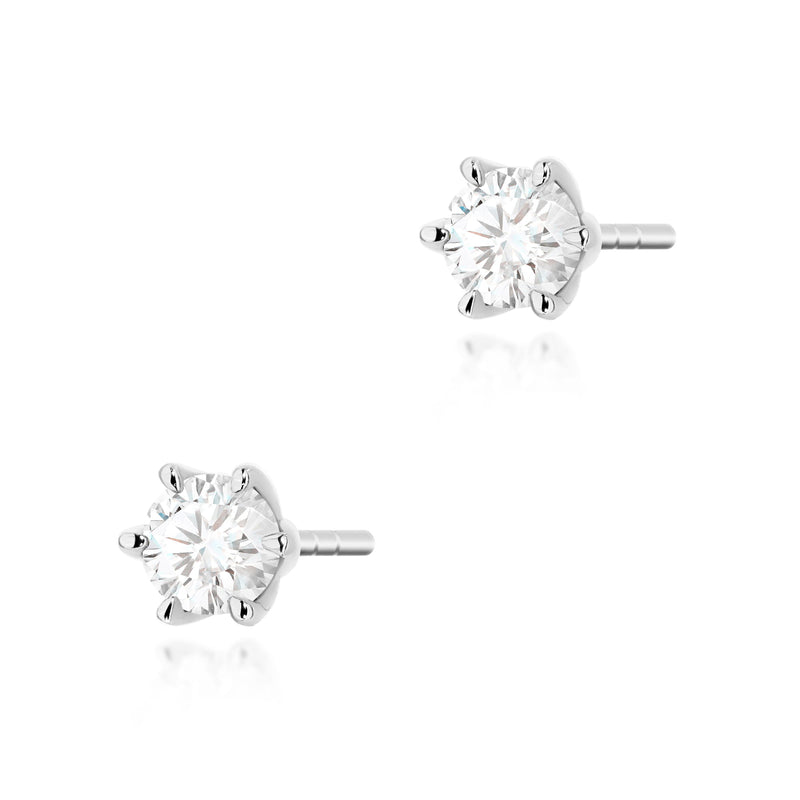 Cercei Aur 14K cu Diamant de Laborator 0.30 ct, imaginea 7 din 9
