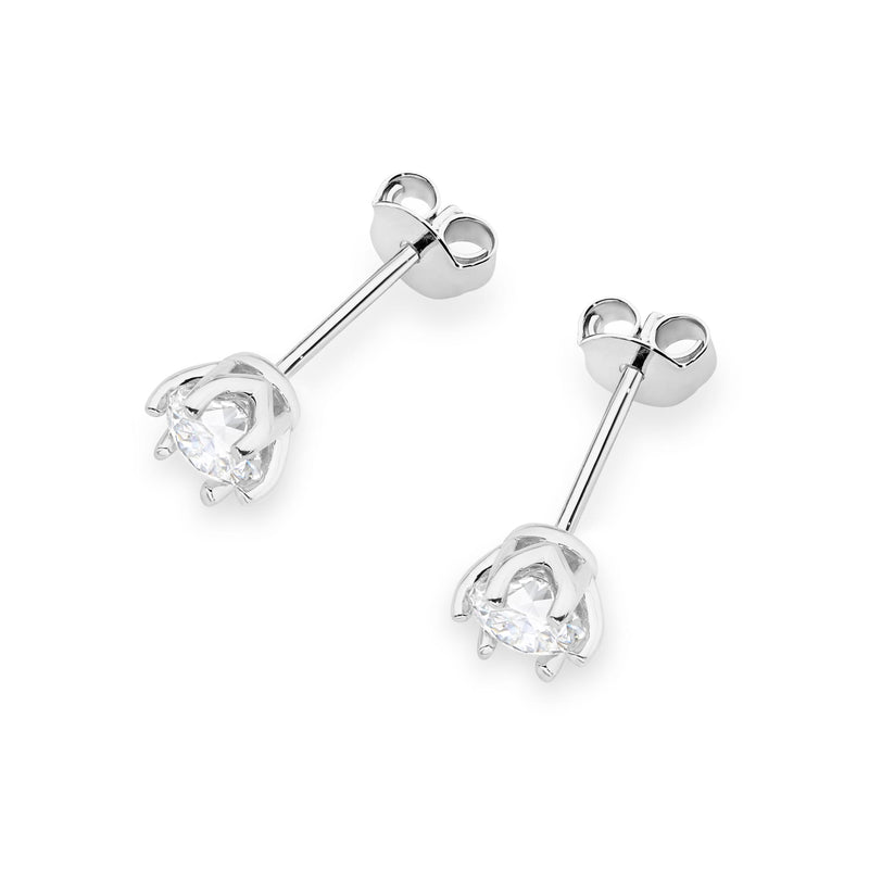 Cercei Aur 14K cu Diamant de Laborator 0.50 ct, imaginea 8 din 9