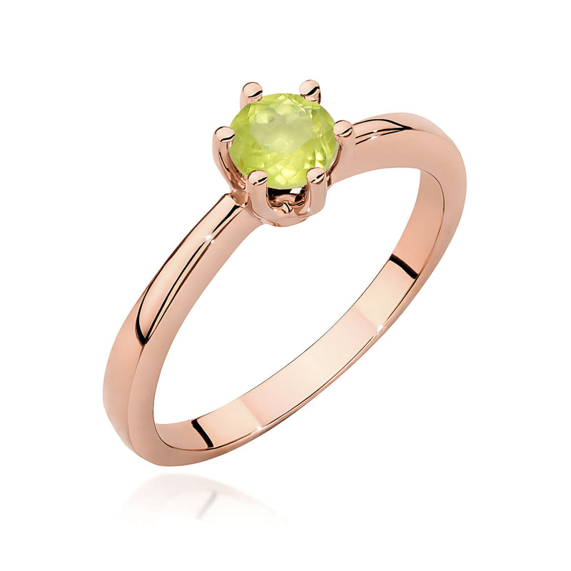 Inel Aur 14K cu Peridot 0.60 ct, imaginea 5 din 12