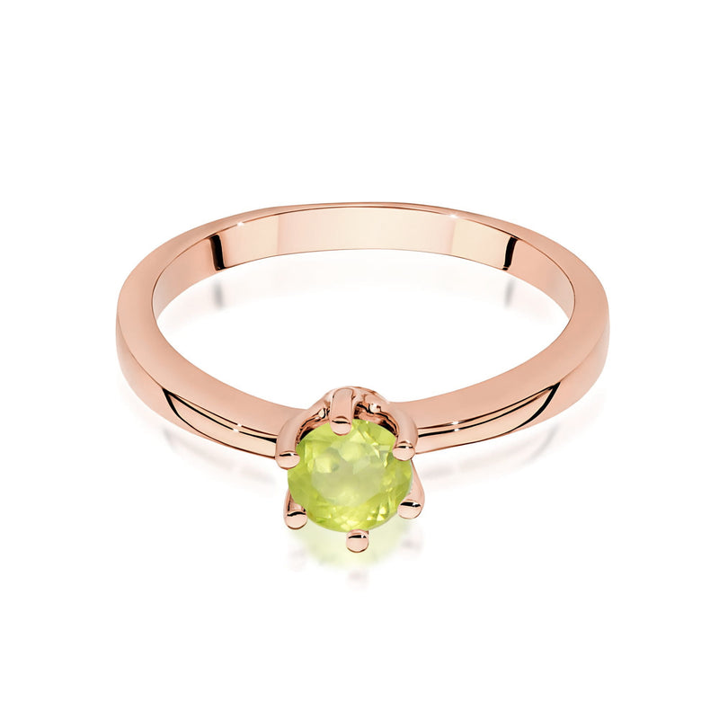 Inel Aur 14K cu Peridot 0.60 ct, imaginea 6 din 12