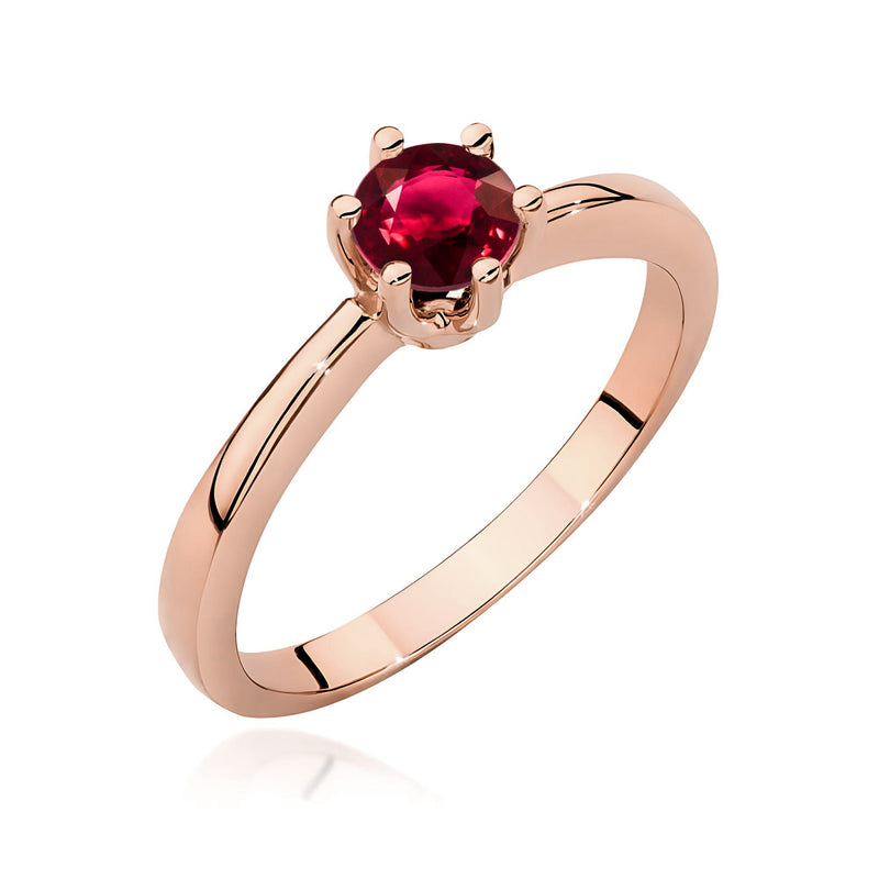 Inel Aur 14K cu Rubin 0.60 ct, imaginea 5 din 12