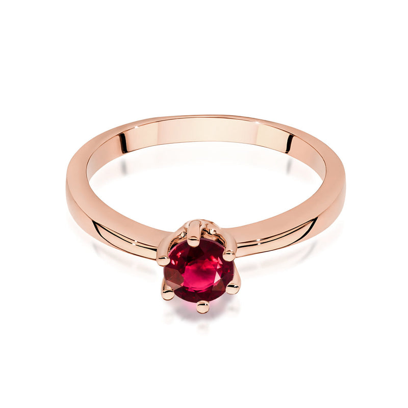Inel Aur 14K cu Rubin 0.60 ct, imaginea 6 din 12