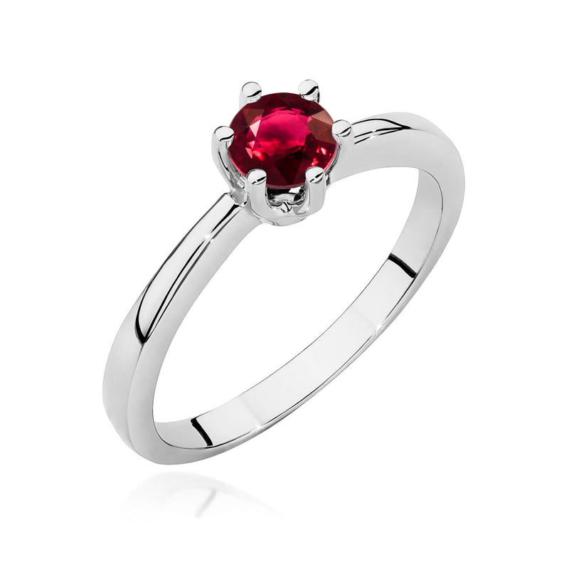 Inel Aur 14K cu Rubin 0.60 ct, imaginea 9 din 12