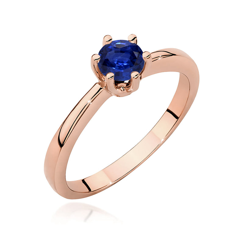 Inel Aur 14K cu Safir 0.50 ct, imaginea 5 din 12