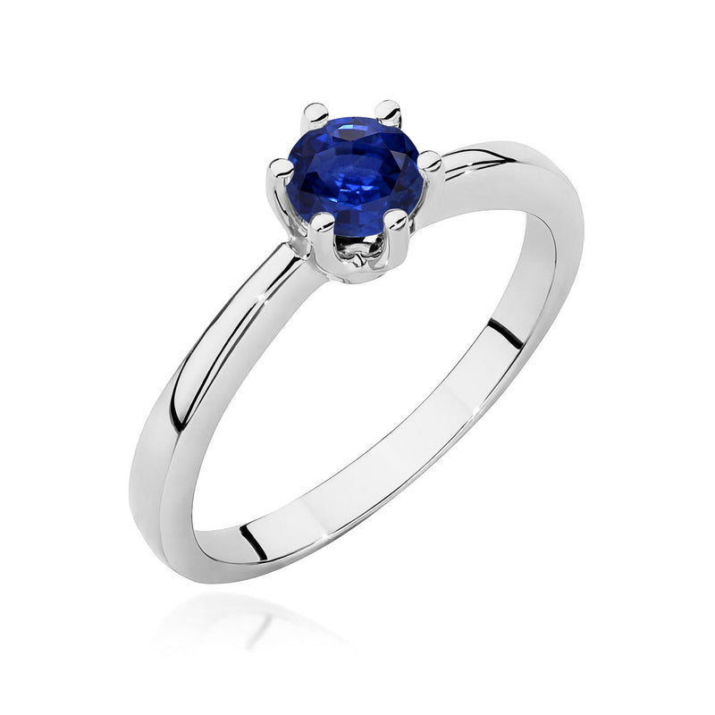 Inel Aur 14K cu Safir 0.50 ct, imaginea 9 din 12