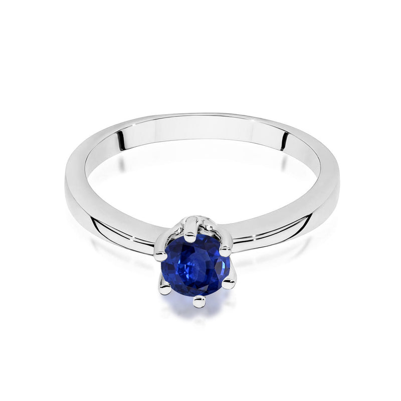 Inel Aur 14K cu Safir 0.50 ct, imaginea 10 din 12