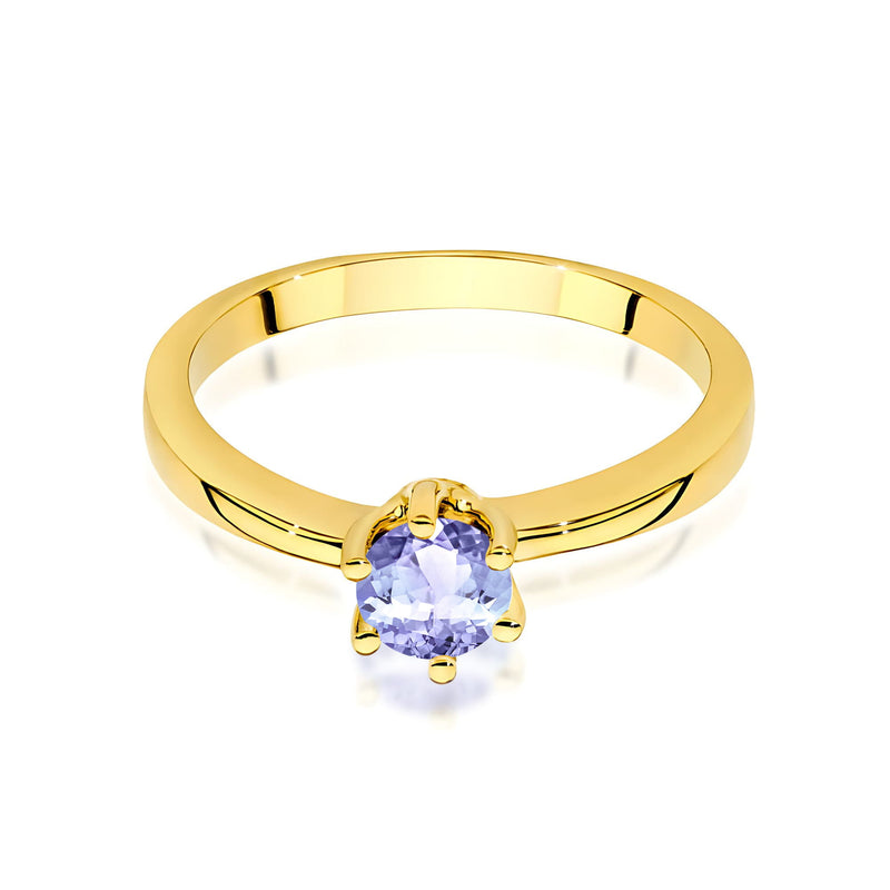 Inel Aur 14K cu Tanzanit 0.50 ct, imaginea 2 din 12
