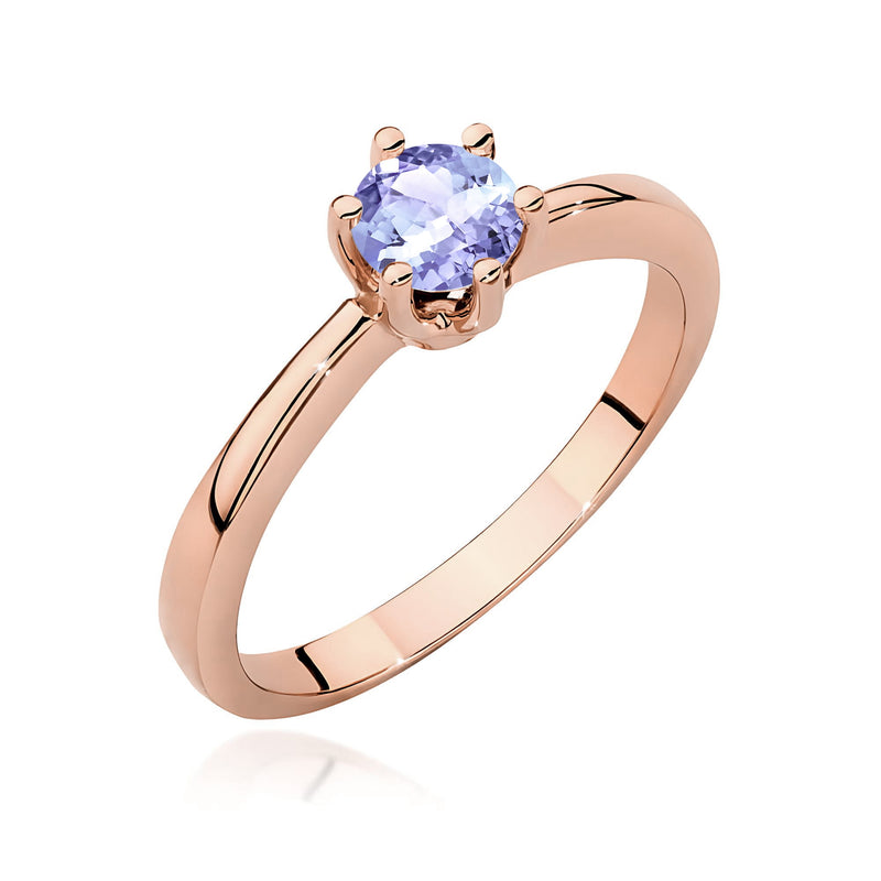 Inel Aur 14K cu Tanzanit 0.50 ct, imaginea 5 din 12