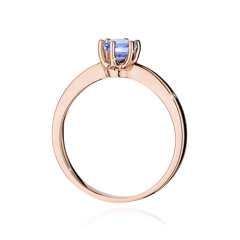 Inel Aur 14K cu Tanzanit 0.50 ct, imaginea 7 din 12