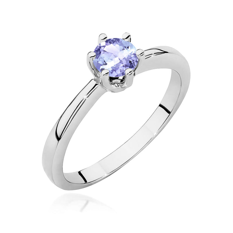 Inel Aur 14K cu Tanzanit 0.50 ct, imaginea 9 din 12
