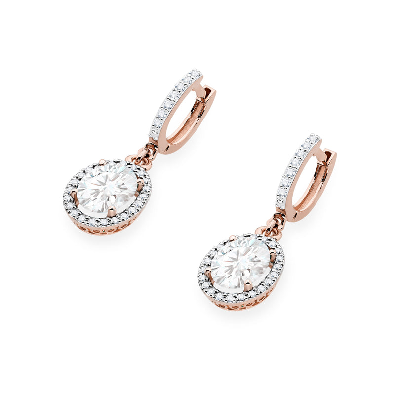 Cercei Aur 14K cu Diamante de Laborator 2.29 ct, imaginea 5 din 9