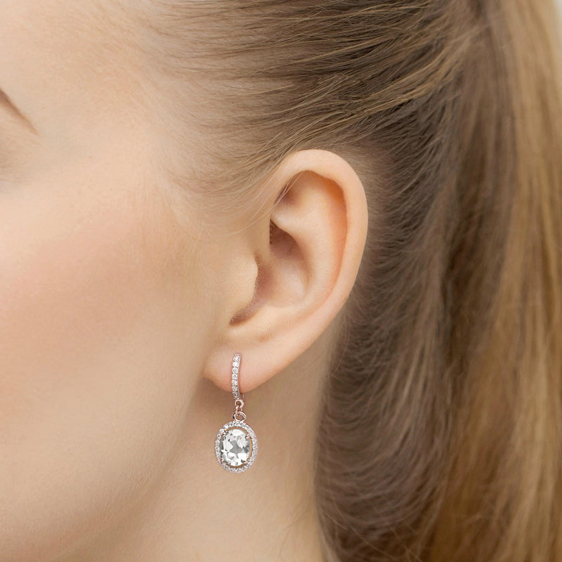 Cercei Aur 14K cu Diamante de Laborator 2.29 ct, imaginea 6 din 9