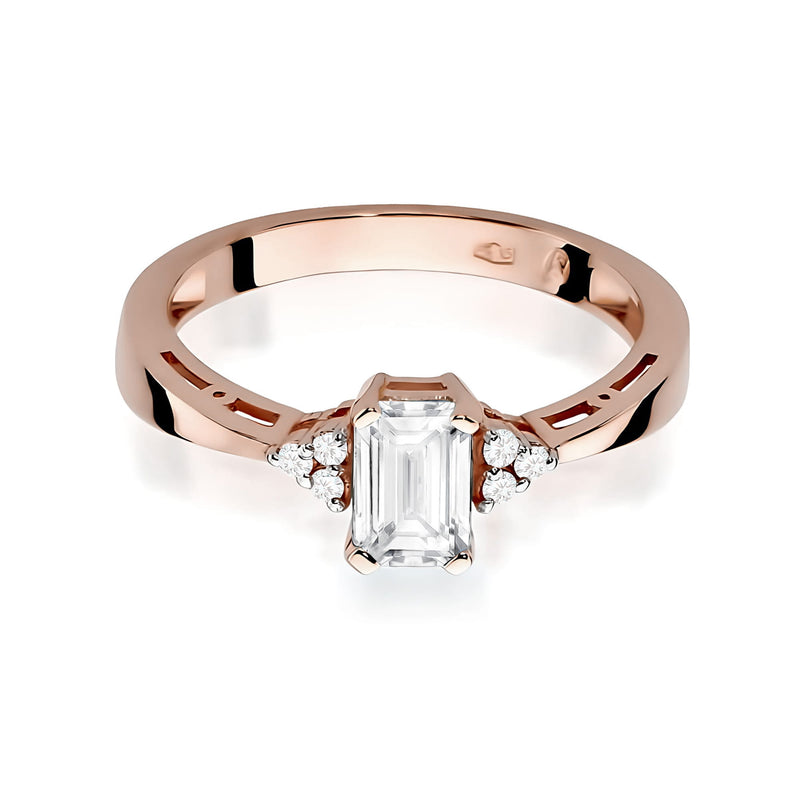 Inel Aur 14K cu Diamante de Laborator 0.63 ct, imaginea 6 din 12