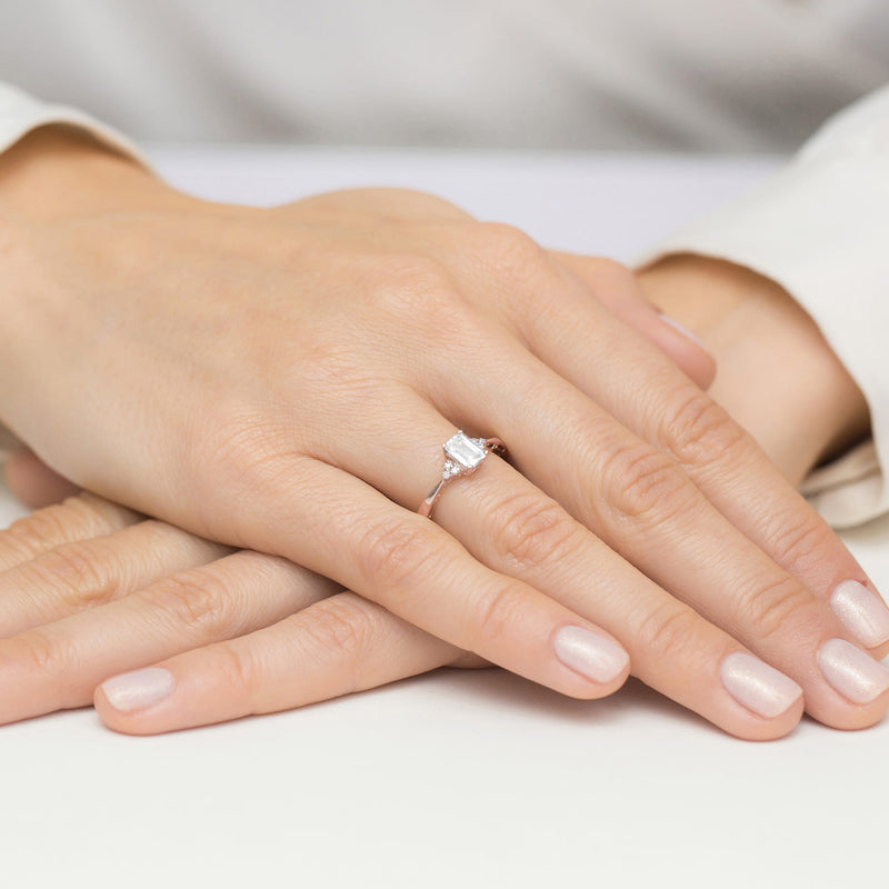 Inel Aur 14K cu Diamante de Laborator 0.63 ct, imaginea 8 din 12